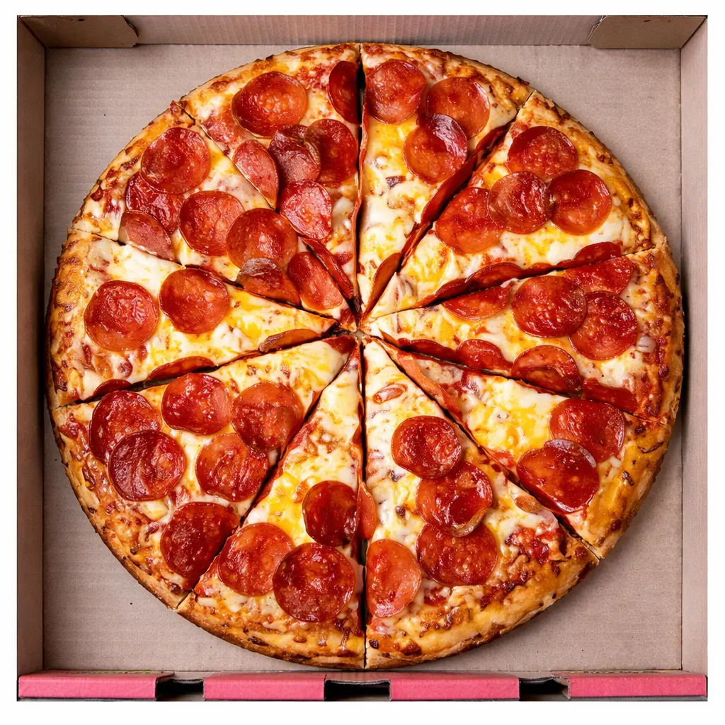 Pepperoni Pizza at Pizza 64 Leduc - Fusion Pizza, Italian, American, Indian-Inspired